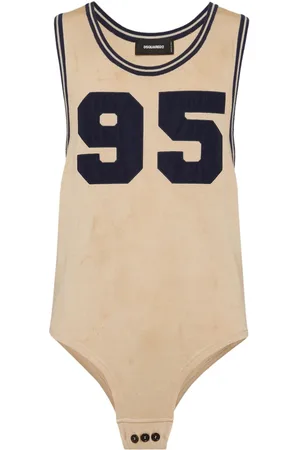 Dsquared2 Logo-print sleeveless bodysuit