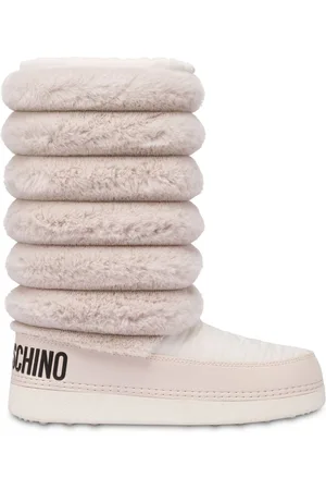 Moschino Logo-print slip-on boots