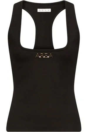 AREA Nameplate racerback tank top