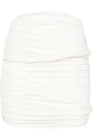 PNK Ruched mini skirt