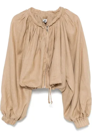 PNK Linen bomber jacket