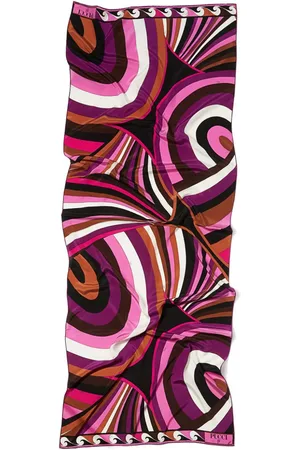 Puccini Iride-print silk scarf