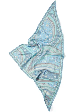 Puccini Fontane-print silk scarf