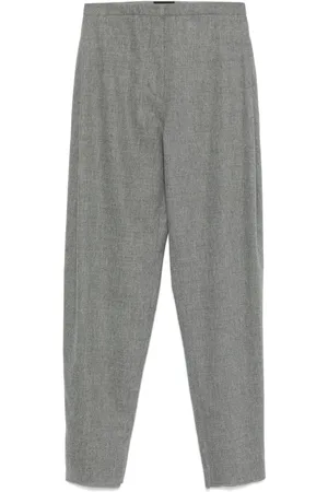 Emporio Armani M??lange-effect trousers