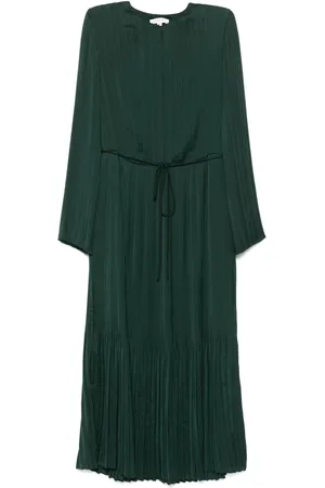 Vince Pliss??-effect midi dress