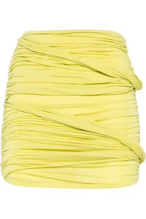 PNK Wrap-effect mini skirt
