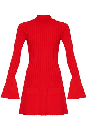 Stella McCartney Ribbed-knit mini dress