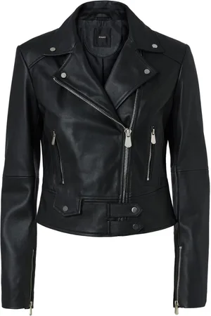 Pinko Cropped biker jacket