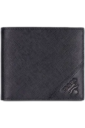 Prada Triangle-logo bi-fold wallet