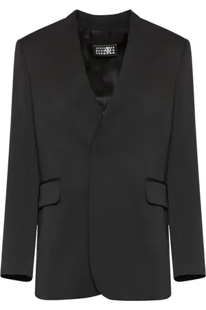 Maison Margiela Collarless single-breasted blazer