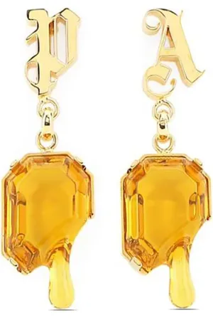 Palm Angels Stone-pendant earrings