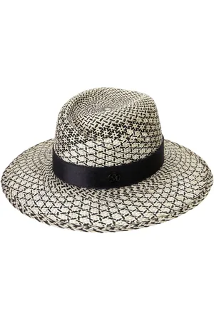 Le Mont St Michel Virginie straw fedora hat