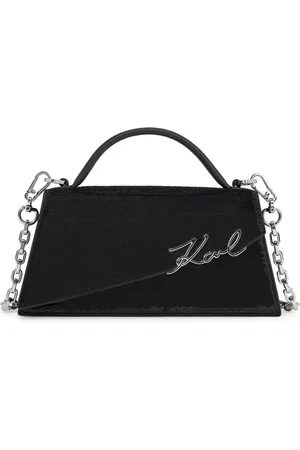 Karl Lagerfeld Signature Slim sequinned tote bag