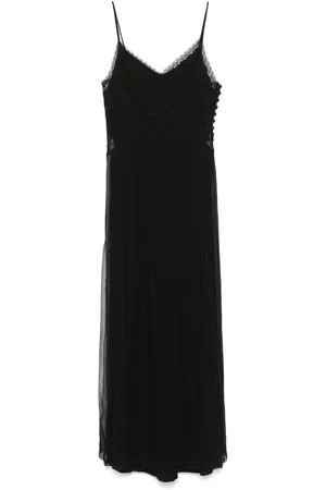 Twin-Set Floral-appliqu?? maxi dress