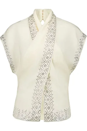 Paco rabanne Crystal-embellished blouse