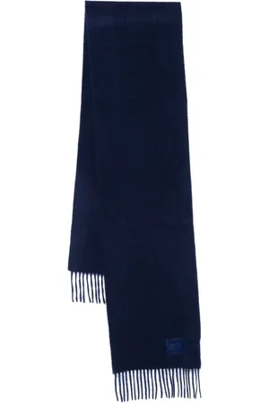 Paul Smith Logo-embroidered cashmere scarf