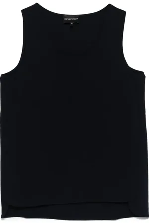 Emporio Armani Sablé side-slits top