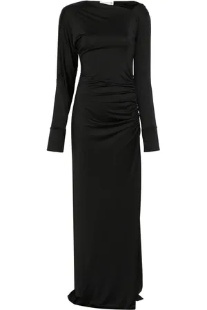 Victoria Beckham Asymmetric-neck maxi dress