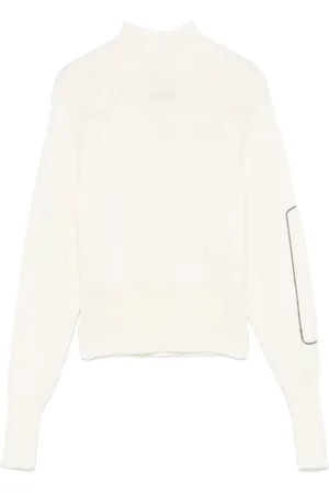 ..,MERCI Embroidered-detail sweater