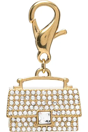 Golden Goose Crystal-embellished Venice-bag-charm keyring