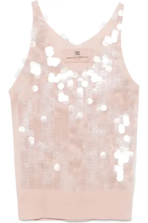 ERMANNO SCERVINO Disc-embellished top