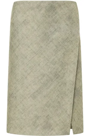 Serafini A-line wrap skirt
