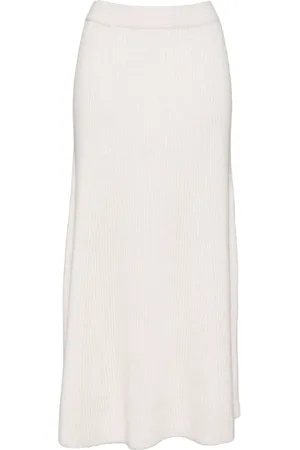 ZIMMERMANN Illustration paneled rib skirt