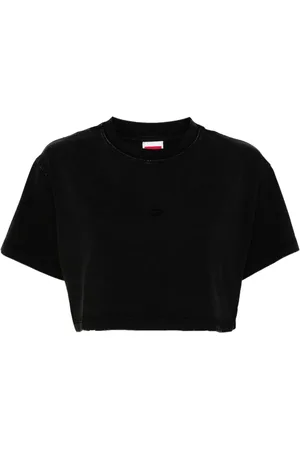 Ground Zero Logo-embroidered washed T-shirt