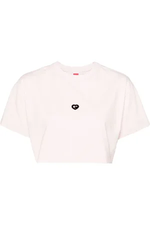 Ground Zero Logo-appliqu?? cropped T-shirt