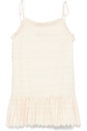 PNK Zigzag pattern mini dress