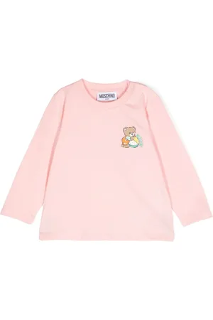 Moschino Teddybear-print long-sleeved T-shirt