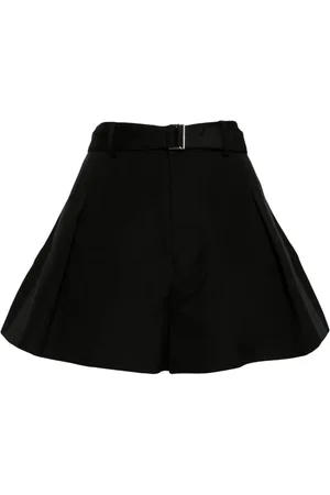 SACAI Striped mini shorts