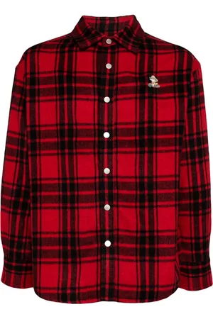 Musium Div. Plaid-patterned shirt