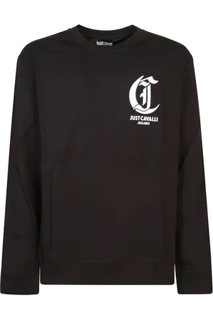 Roberto Cavalli Embroidered cotton sweatshirt