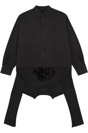 Maison Margiela Cotton poplin shirt dress