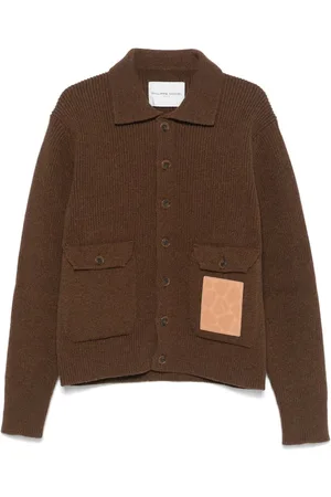 Philippe model Polo-collar cardigan