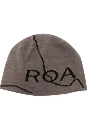 ROA Logo-intarsia beanie
