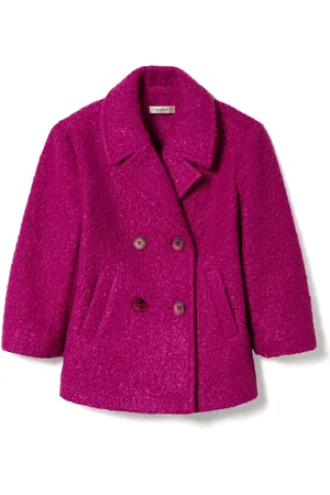 Twin-Set Boucl?? double-breasted coat