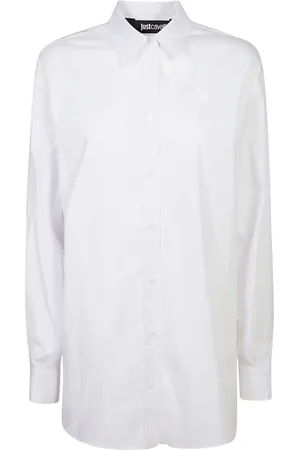 Roberto Cavalli Logo-embroidered shirt