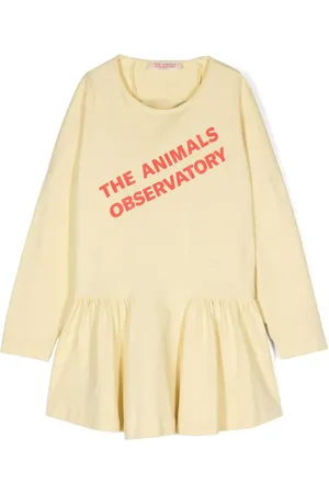 The Animals Observatory Walrus logo-print dress