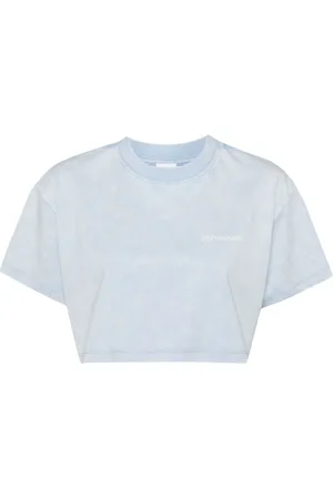 Ground Zero Logo-print cropped T-shirt