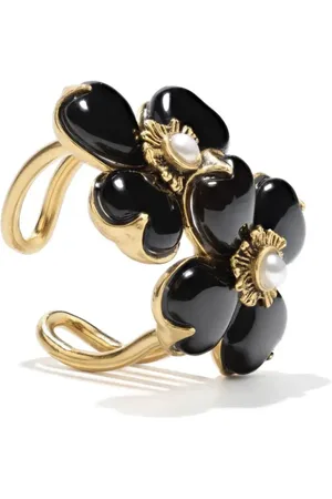 Goossens Toi & Moi Clover -plated ring