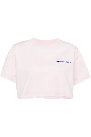 Ground Zero Logo-embroidered cropped T-shirt