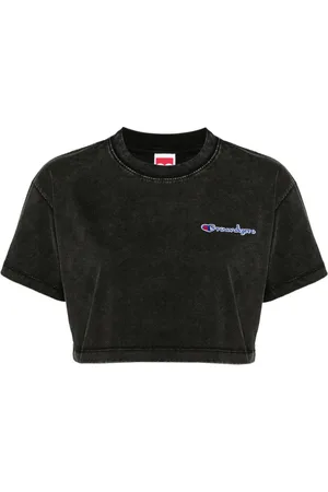 Ground Zero Logo-patch cropped T-shirt