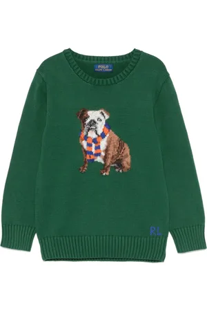 Ralph Lauren Dog-intarsia sweater