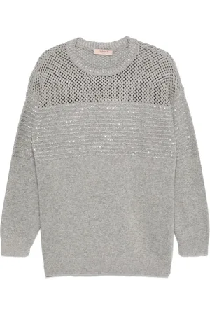 Twin-Set Sequin-embellished sweater