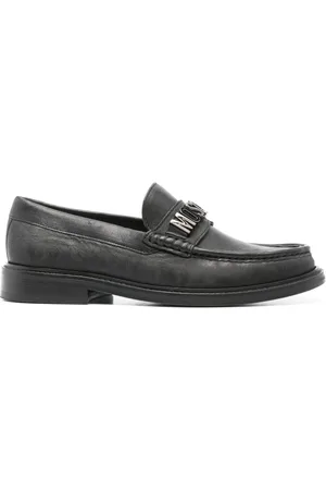 Moschino Logo-lettering loafers