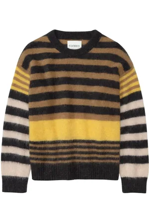 Closed Striped alpaca-mohair jumper