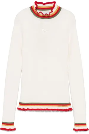 Etro Pegaso-embroidered sweater