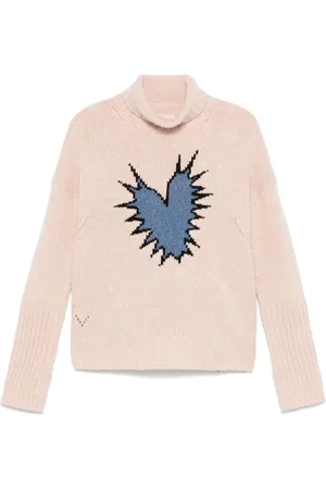 Zadig & Voltaire Alma Spiked Heart sweater